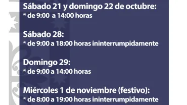 horarios cementerio Todos los Santos 2023