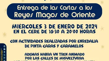 cartel cartas a los Reyes 2024 Miguelturra