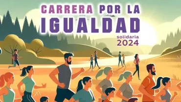 cartel carrera por la igualdad 2024