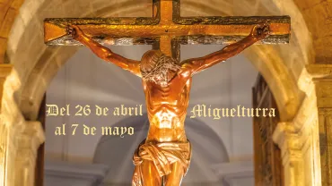 Cartel de las fiestas del Cristo de la Misericordia, Miguelturra abril de 2024