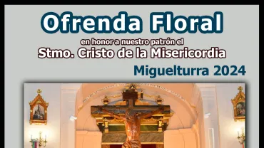 ofrenda floral Cristo 2024