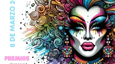 Cartel Concurso DragQueen, carnaval de Miguelturra 2025