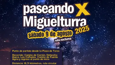 Cartel Paseando X Miguelturra, Agosto de 2025