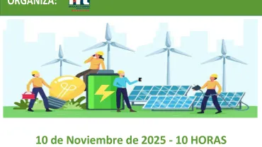Cartel Charla Eficiencia Energética, Miguelturra noviembre 2025