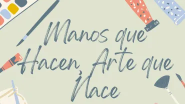 Cartel taller Manos que hacen, arte que nace, Miguelturra noviembre 2025