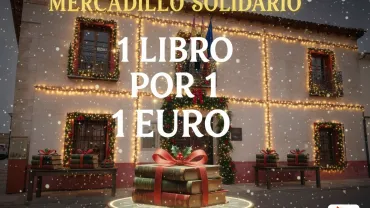mercadillo solidario navidad 2025 biblioteca