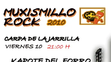 agenda imagen concierto Muxismillo Rock 2010