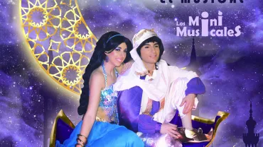evento imagen del cartel de Aladdin el Musical en Miguelturra, diciembre 2018