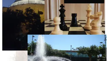 imagen del cartel de Ajedrez Nocturno, Miguelturra, agosto 2018