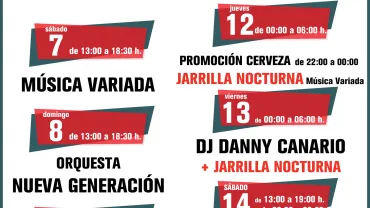evento imagen cartel Bailes de la Jarrilla Ferias 2019 Miguelturra, diseñado por el Centro de Internet