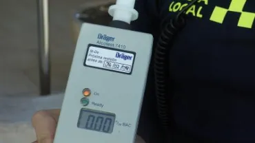 evento imagen de etilómetro usado en controles de alcoholemia