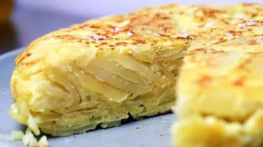 imagen de una tortilla de patatas