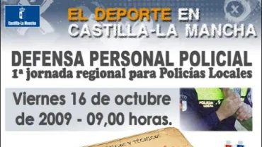 agenda poster curso policias locales, octubre 2009