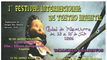 agenda, Festival Internacional Teatro Infantil 200