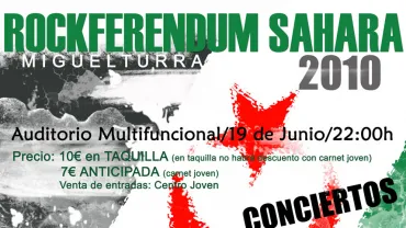 agenda imagen Rockferendum Sáhara 2010