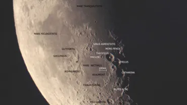 agenda, imagen de la Luna cedida por la Asociación