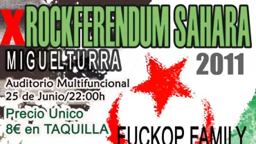 agenda imagen cartel Rockferendum Sahara  2011