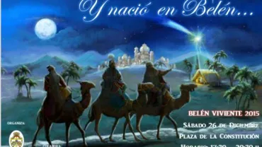 agenda imagen del cartel del Belén Viviente, diciembre 2015