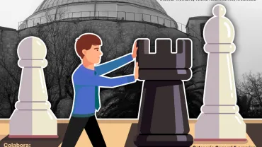 evento imagen del cartel del primer torneo de ajedrez del club de ajedrez de Miguelturra, mayo 2018