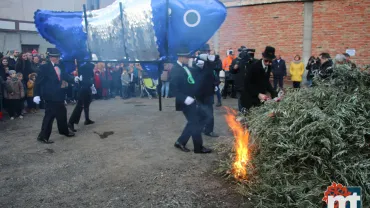 evento imagen del pasado año de la quema de la Sardina