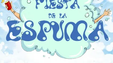 eventos, imagen de la fiesta de la espuma de las Ferias y Fiestas 2016 de Miguelturra