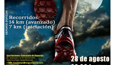 evento cartel imagen de la Carrera Nocturna, agosto 2015