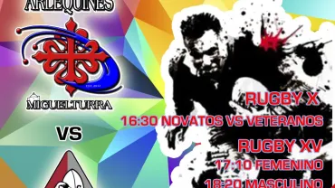 evento imagen del cartel del partido de Rugby de Ferias 2017 Miguelturra