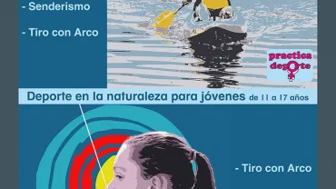 imagen del cartel del evento deportivo del 30 de abril, diseño del Centro de Internet