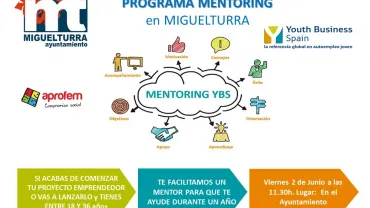 evento imagen del cartel sesión informativa programa Mentoring, mayo 2017