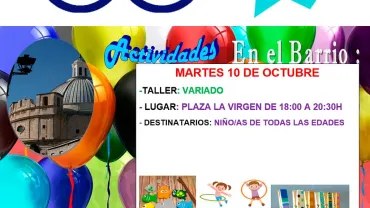 evento imagen del cartel de la actividad de barrio del 10 de octubre de 2017