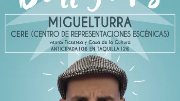 evento imagen del cartel del espectáculo cómico de Agustín Duran "Hola Borreguetes", Ferias y Fiestas Miguelturra 2018
