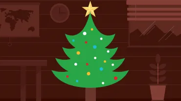 evento imagen de un árbol de navidad en formato vectorial