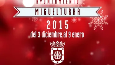 agenda imagen publicidad programación navideña del Ayuntamiento de Miguelturra 2015