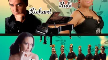 evento imagen del cartel del espectáculo musical Entre Coplas, Baladas y Arte, marzo de 2017