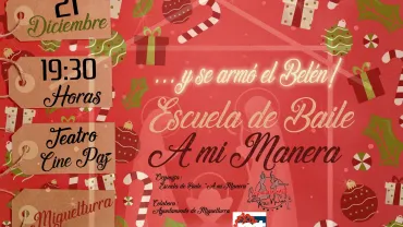 evento imagen cartel Festival Flamenco Navidad "A mi manera", diciembre 2019 Miguelturra