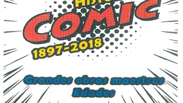 evento imagen portada exposición de la historia del cómic en Miguelturra, diciembre 2019