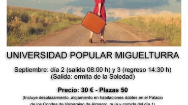 imagen del cartel un paseo real rincones y lugares ciudad real, septiembre 2017