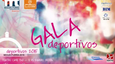 agenda imagen publicitaria de la Gala Deportivos 2015