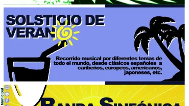 agenda imagen cartel concierto Solsticio de Verano, junio 2016, Banda Sinfónica Municipal Miguelturra