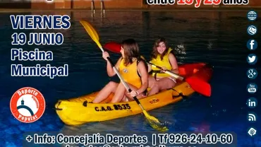 agenda imagen cartel esta noche haz deporte, junio 2015