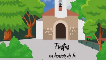 evento imagen del cartel de las Fiestas de la Virgen Blanca de Peralvillo 2017, diseño Centro de Internet