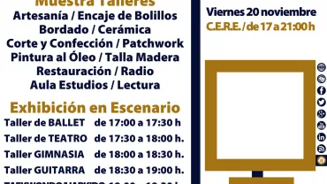 agenda imagen cartel Terceras Jornadas Puertas Abiertas Universidad Popular Miguelturra 2015