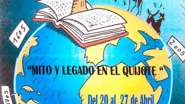 agenda imagen del cartel exposición Mito y Legado en el Quijote