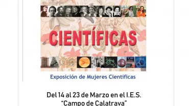 evento imagen cartel Mujeres Científicas, marzo abril 2018