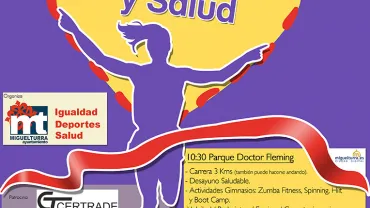 agenda imagen cartel anunciador Jornadas Mujer, Deporte y Salud 2016 Miguelturra