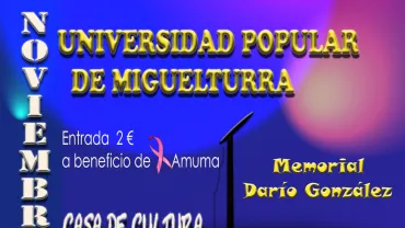 evento imagen del cartel anunciador del Certamen de Monólogos Universidad Popular 2018 en Miguelturra