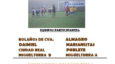 agenda imagen del cartel concentración de fútbol 8, diciembre 2016