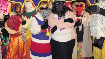 evento cartel de la Concentración de Máscaras Callejeras y Photocall Carnaval 2019 Miguelturra