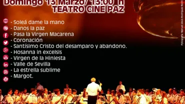 agenda imagen del cartel que publicita el Concierto Cofrade de Semana Santa 2016