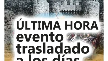 evento imagen cartel modificado sobre el Mercado Medieval, cambiado de abril a mayo de 2019